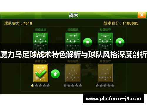 魔力鸟足球战术特色解析与球队风格深度剖析