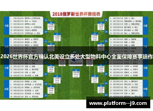 2026世界杯官方确认北美设立多处大型物料中心全面保障赛事运作 2026世界杯官方确认北美设立多处大型物料中心全面保障赛事运作